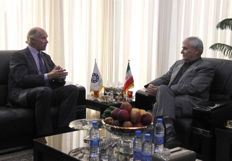 NDFI President Talks with Norwegian Ambassador to Tehran:  NDFI- GPFG could enhance FDI and Economic Relations of the Two Countries